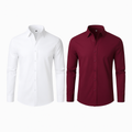 COMPRE 1 Y LLÉVATE 2 - CAMISA MANGA LARGA ULTRA TECNOLÓGICA - NO SE ARRUGA